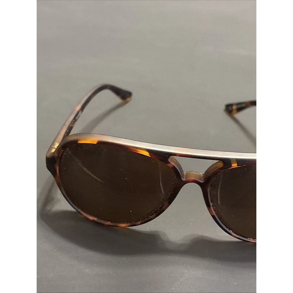 Electric Elsinore Polarized Sunglasses Retro Aviator Tortoise Bronze Tint Italy